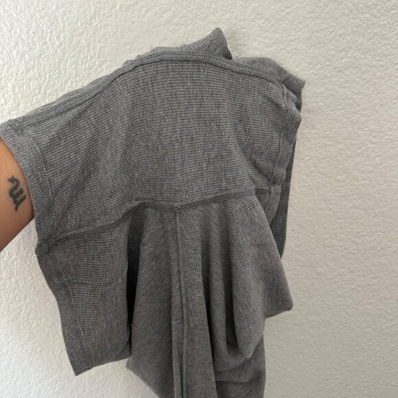 Skims Cotton Blend Ribbed Boxer Lightweight Minimalist Grey Sz 2XL - Picture 6 of 8